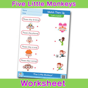 Matching Time 6 Free ESL Worksheets