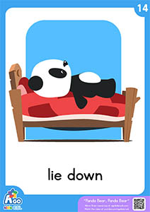 Panda bear flashcards