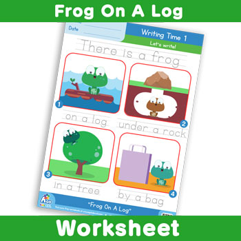 Frog On A Log - Writing Time 1