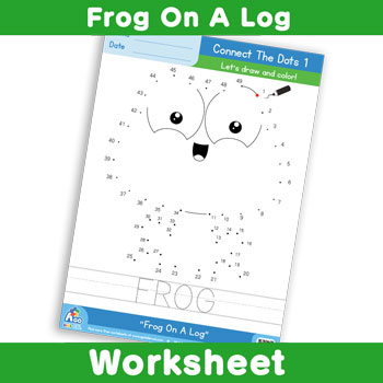 Frog On A Log - Connect The Dots 1