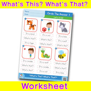 Whats this whats that worksheet_ circle the answer 1