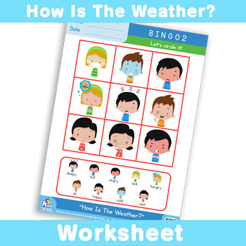How Is The Weather? Worksheet - BINGO 2