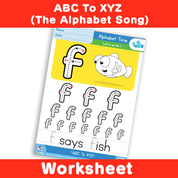 ABC To XYZ (The Alphabet Song) - Lowercase f