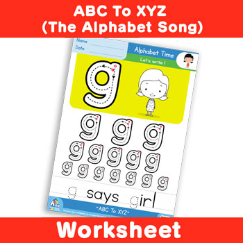 ABC To XYZ (The Alphabet Song) - Lowercase g