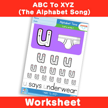 ABC To XYZ (The Alphabet Song) - Lowercase u