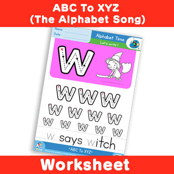 ABC To XYZ (The Alphabet Song) - Lowercase w