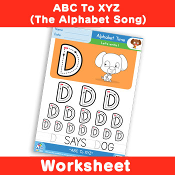 ABC To XYZ (The Alphabet Song) - Uppercase D