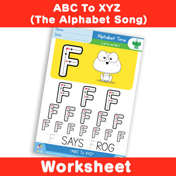 ABC To XYZ (The Alphabet Song) - Uppercase F