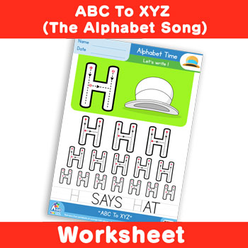 ABC To XYZ (The Alphabet Song) - Uppercase H