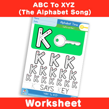 ABC To XYZ (The Alphabet Song) - Uppercase K