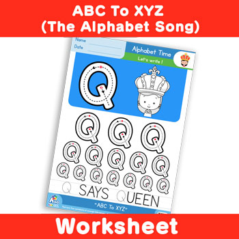 ABC To XYZ (The Alphabet Song) - Uppercase Q