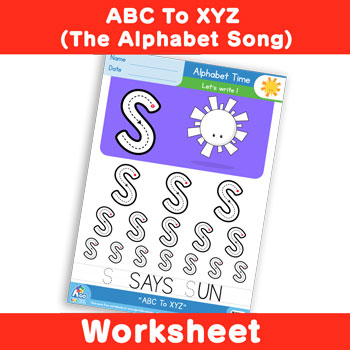 ABC To XYZ (The Alphabet Song) - Uppercase S