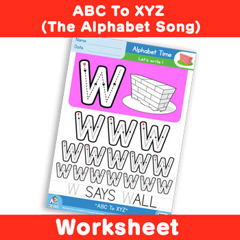 ABC To XYZ (The Alphabet Song) - Uppercase W