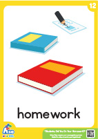 do homework flashcard