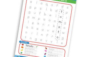 Free Colors And Colors Worksheet - Word Search 4
