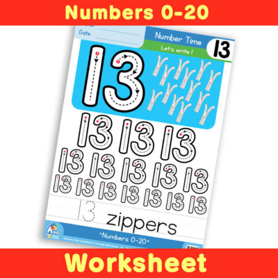 Free Number Writing Practice Worksheet 13