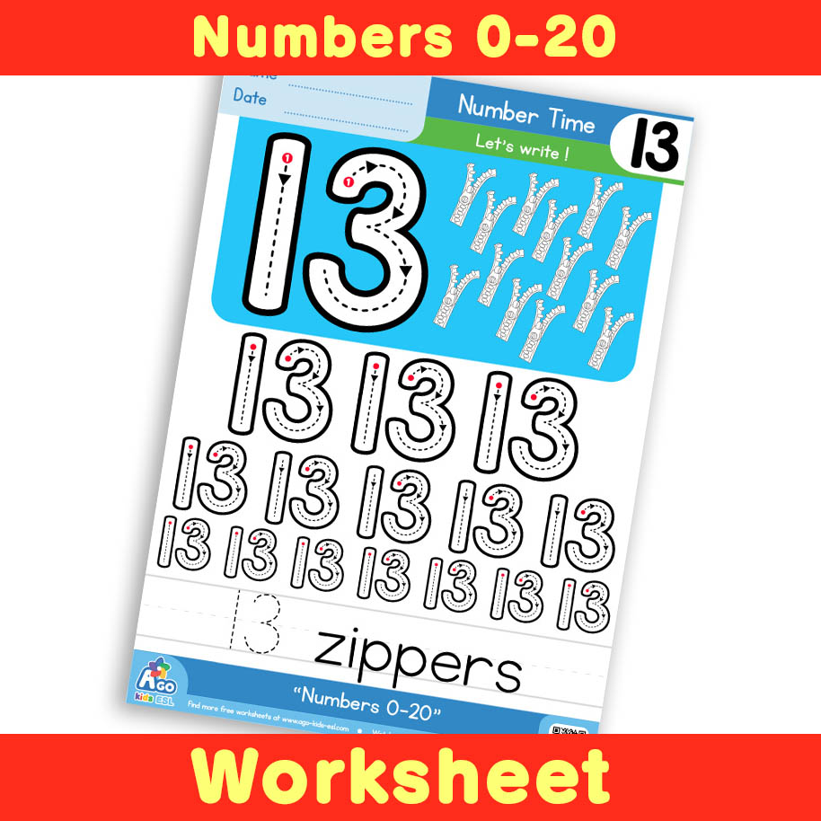 Free Number Writing Practice Worksheets - Number Time 11 - BINGOBONGO