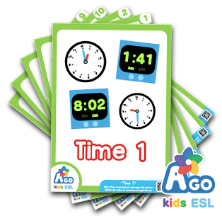 Free ESL Time flashcard set