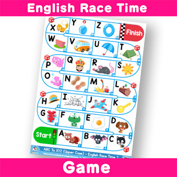 English Race Time -Alphabet ABC to XYZ