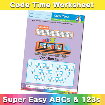 Alphabet ABC decoder worksheet u