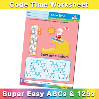 Alphabet ABC decoder worksheet s2