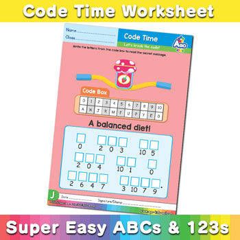 Alphabet ABC decoder worksheet j