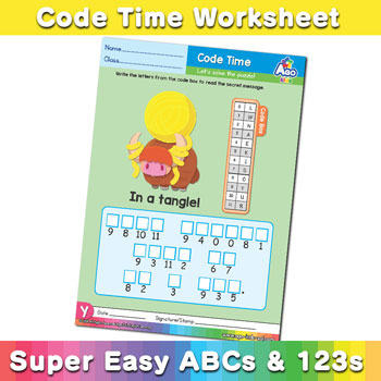 Alphabet ABC decoder worksheet Y2