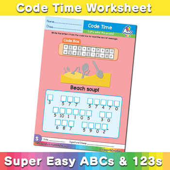 Alphabet ABC decoder worksheet s
