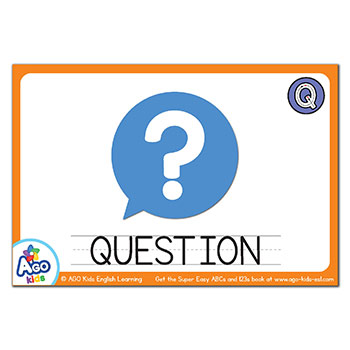 Free Alphabet Flashcards For Words That Start With The Letter Q