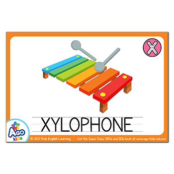 Free Alphabet Flashcards For Words That Have The Letter X Bingobongo