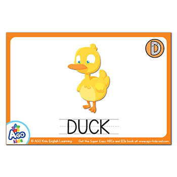 Free Alphabet Flashcards for Words That Start With the Letter D ...