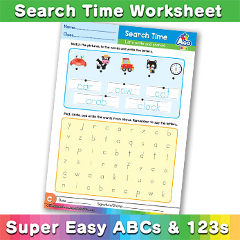 Word Search worksheet c