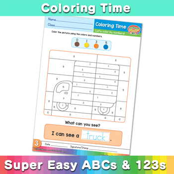 Coloring Time - Super-Easy-ABCs-and-123s