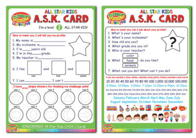 BINGOBONGO ASK Card Level2