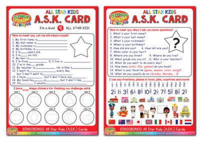 BINGOBONGO ASK Card Level4