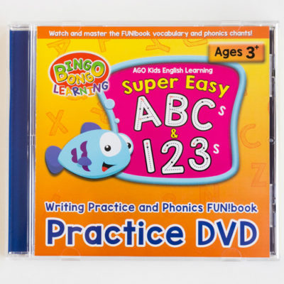 BINGOBONGO practice DVD ABCs 123s phonics
