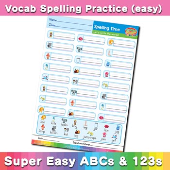 free esl spelling worksheet j k l