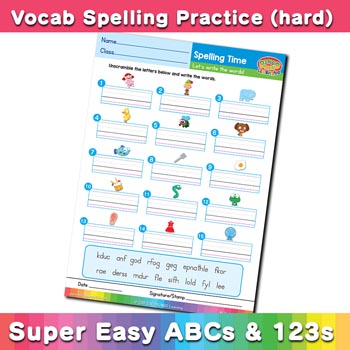 free esl spelling worksheet d e f