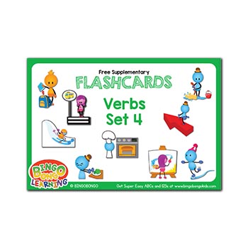 Free ESL flashcards verbs