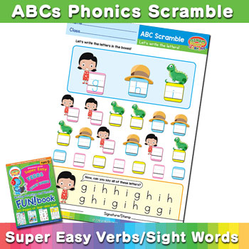 Free Phonics Scramble Worksheet