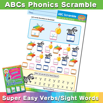 Free Phonics Scramble Worksheet