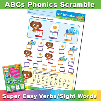 Free Phonics Scramble Worksheet