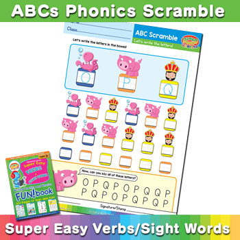 Free Phonics Scramble Worksheet