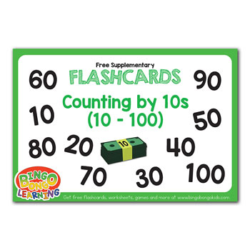 Counting 10s Flashcards BINGOBONGO 1