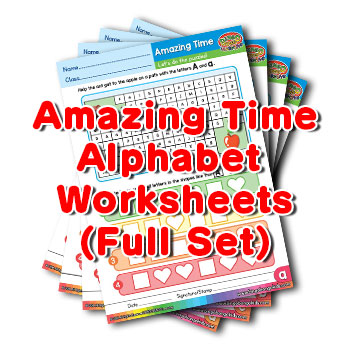 Alphabet ESL Worksheet Pack