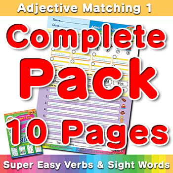 Adjective Matching 1 Complete Pack