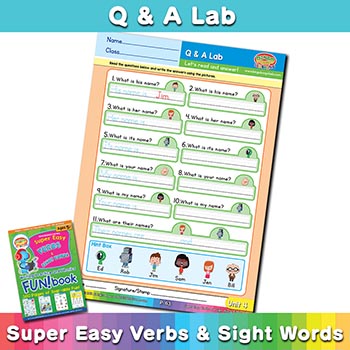 Free Question & Answer Lab Worksheet 4 - BINGOBONGO