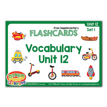 Verbs Sight Words vocab unit 12 1 1