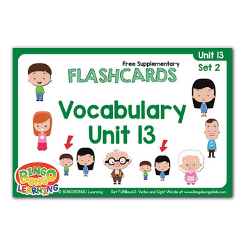 Verbs Sight Words vocab unit 13 2 1