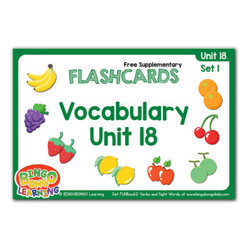 Verbs Sight Words vocab unit 18 1 1